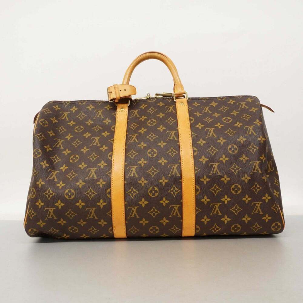 LOUIS VUITTON Brown Monogram Keepall 50 Boston Bag - Picture 11 of 11